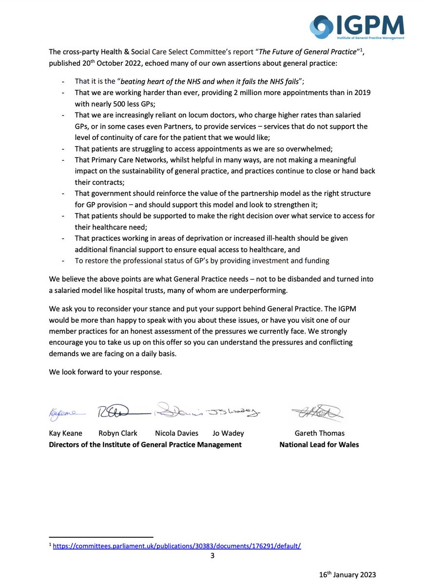 TheIGPM's tweet photo. Our letter to Sir Keir Starmer MP and Wes Streeting MP https://t.co/7BrHLrUMdv