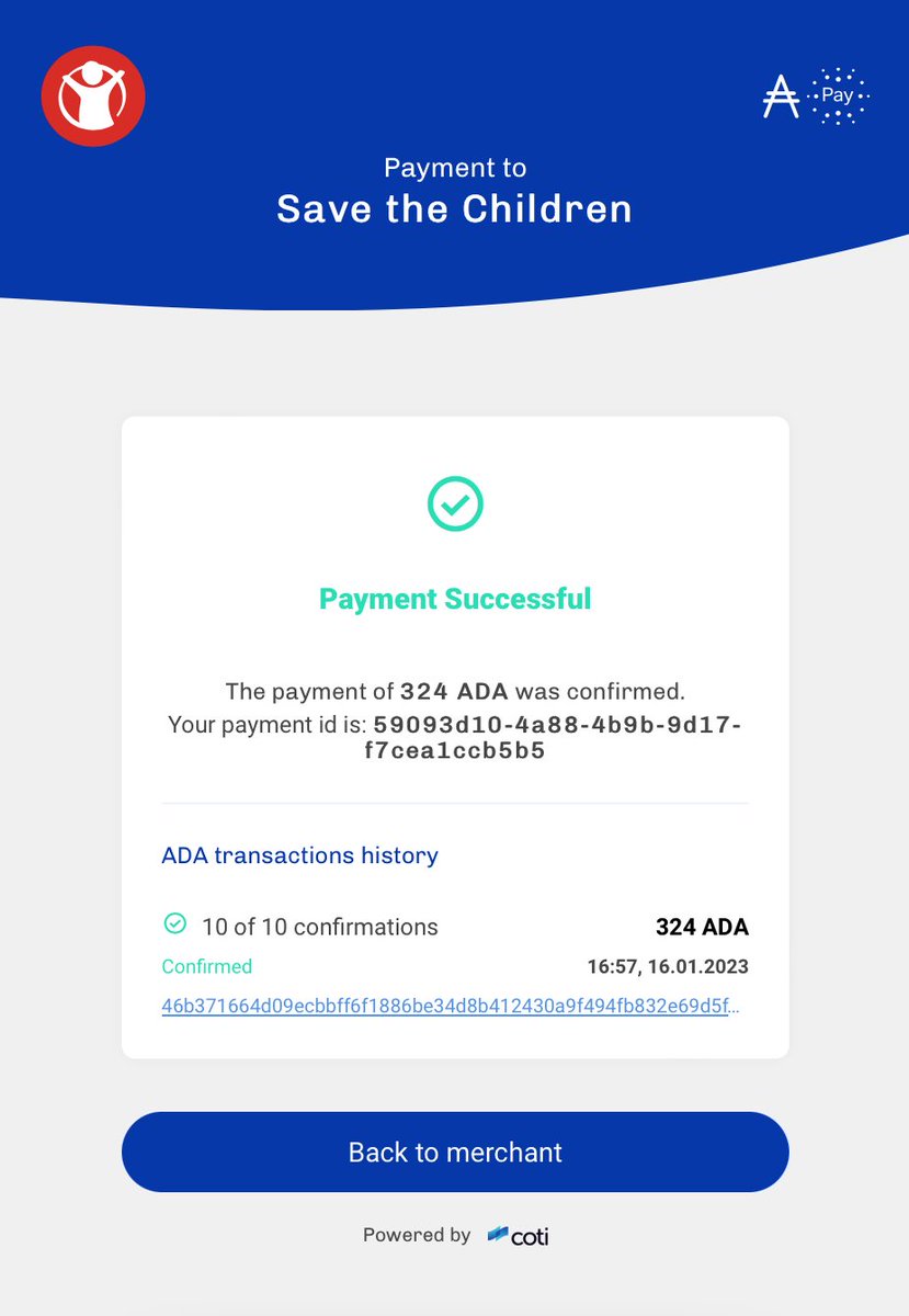 pandapandapool's tweet photo. Since June 2022 and until December 2022, our pool made a total of 3239.276₳! 
we have just sent out a donation of 324₳ (10% of the total amount of ADA made during this period) to @SavetheChildren via #ADApay by @COTInetwork &amp; @Cardano_CF. 

#ADA #Donation #CardanoCommunity https://t.co/tFmhsizJPG