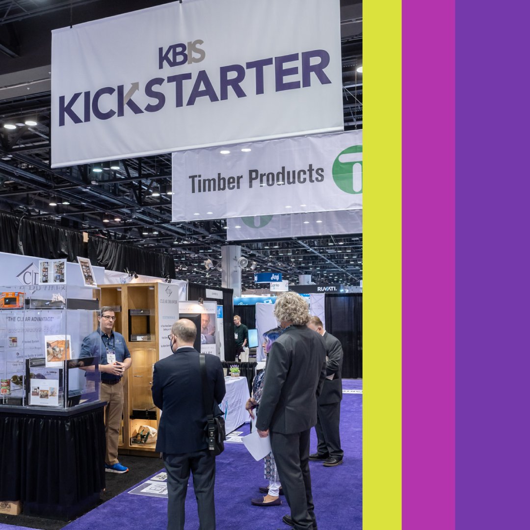 KBIS's tweet image. The #KBISKickstarter Zone is where you&apos;ll find the newest of the new on the show floor. Located in the West Hall of the @LVCVA, this area hosts brands that have been in business for less than 3 years and have never exhibited at KBIS. Read more here: bit.ly/3Xtn3Em