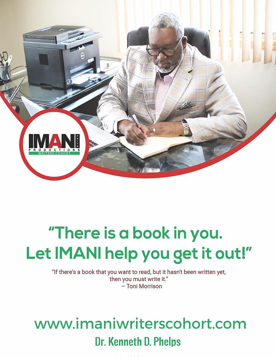 PastorPhelps's tweet photo. 2023
New Year
New Book
New You
There's a book in YOU! Let IMANI help you get it out! Contact Imani TODAY! https://t.co/iW9bKtqCjp https://t.co/7UmF9ST2Qq