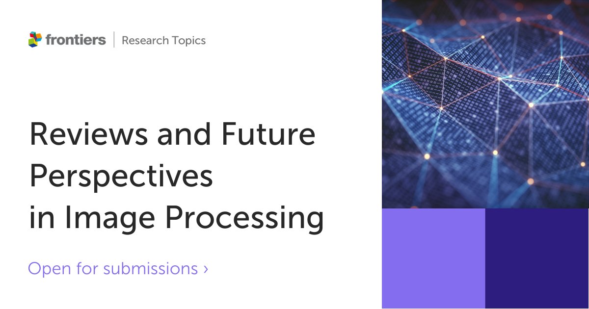 FrontSignalPro's tweet image. New Research Topic in @FrontSignalPro - Reviews and Future Perspectives in Image Processing
Led by Dong Liu, Tao Lei & Mohamed Abdel-Nasser
Read more > fro.ntiers.in/khTX
#ImageCompression #ImageCoding #deeplearning #neuralnetworks #ImageRestoration