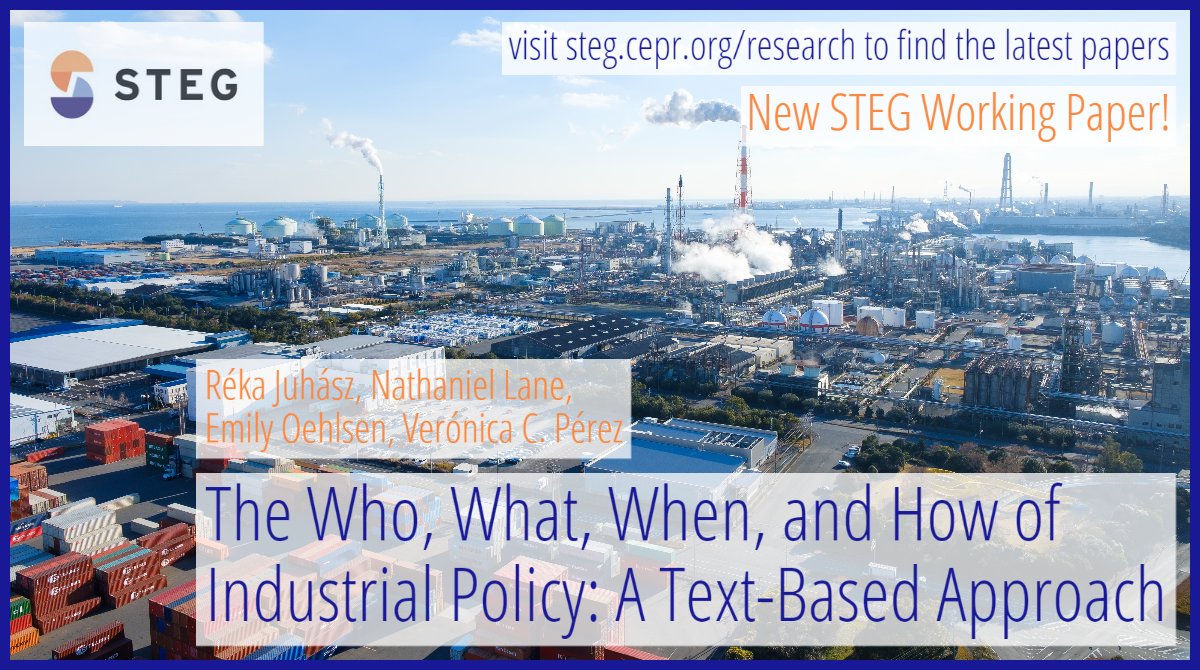 CEPR (@cepr_org) on Twitter photo #STEG project using machine learning to build a NEW dataset on industrial policy around the world!
<a href="/juhreka13/">Reka Juhasz</a> <a href="/ubcVSE/">UBC Economics</a> <a href="/straightedge/">Nathan Lane</a>, Oehlsen <a href="/OxfordEconDept/">Department of Economics, Oxford</a> <a href="/VeronicaCPerezP/">Verónica C Pérez</a> <a href="/columbia_econ/">Columbia Economics</a>
ow.ly/zqVC50MrwKW #STEGWorkingPapers #EconTwitter <a href="/FCDOResearch/">FCDO Research, Science and Technology</a> #STEG project using machine learning to build a NEW dataset on industrial policy around the world!
<a href="/juhreka13/">Reka Juhasz</a> <a href="/ubcVSE/">UBC Economics</a> <a href="/straightedge/">Nathan Lane</a>, Oehlsen <a href="/OxfordEconDept/">Department of Economics, Oxford</a> <a href="/VeronicaCPerezP/">Verónica C Pérez</a> <a href="/columbia_econ/">Columbia Economics</a>
ow.ly/zqVC50MrwKW #STEGWorkingPapers #EconTwitter <a href="/FCDOResearch/">FCDO Research, Science and Technology</a>