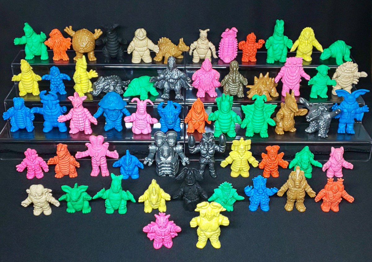 ポピーのウルトラ怪獣消しゴム+αで帰ってきたウルトラマンの怪獣軍団 