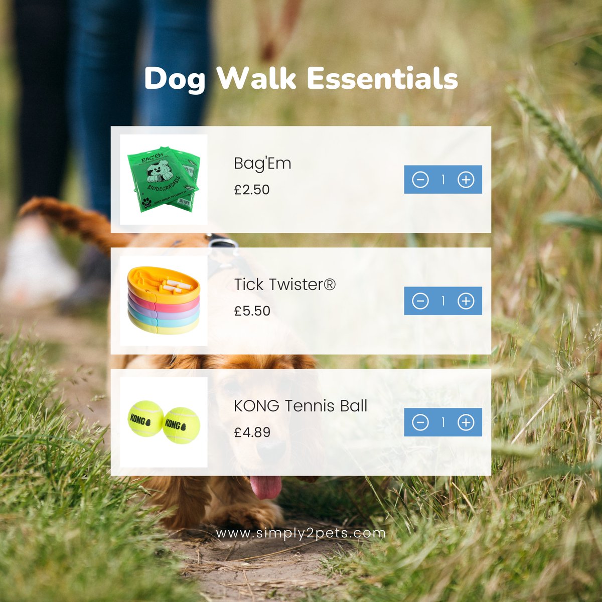 Simply2Pet's tweet photo. Let us know what your dog walking essentials are! https://t.co/mIRLAyu2pS