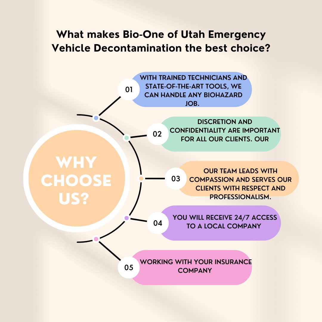 BioOneUtah's tweet image. At Bio-One of Utah, we are a close-knit team devoted to helping our community.
Learn more at biooneutah.com or call us to book an appointment 385-310-5102 #biooneutah #sanitation #cleaningservicesutah #cleaninghacks #biohazard