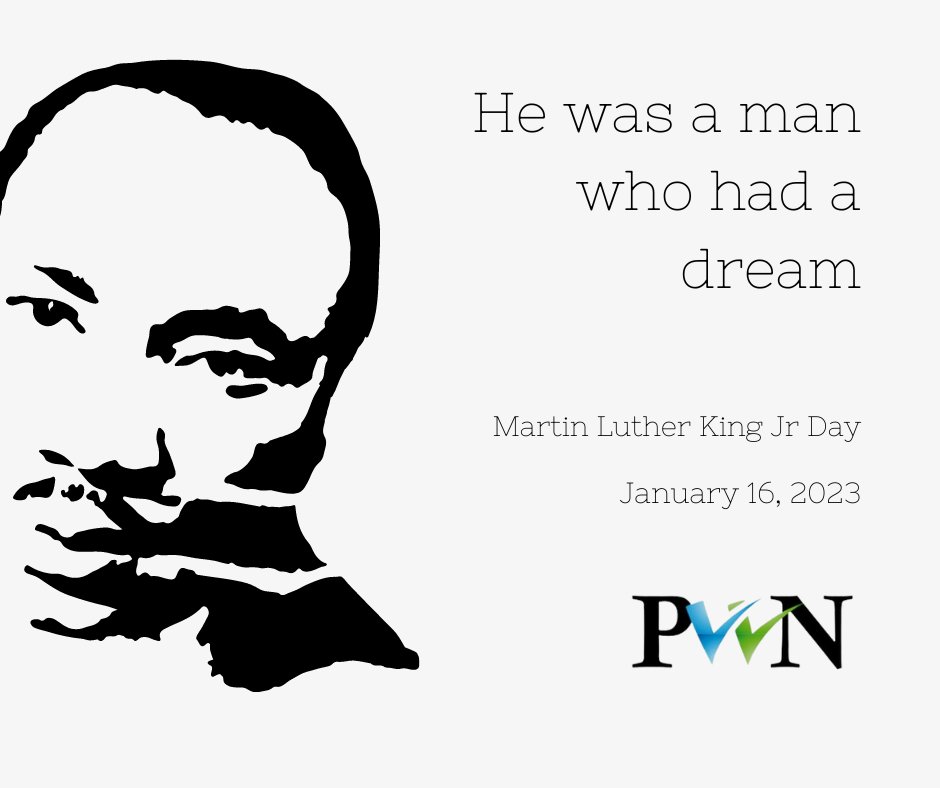 MyPWN's tweet photo. Today we celebrate the legacy of Martin Luther King Jr. https://t.co/4R7HcXFt7l