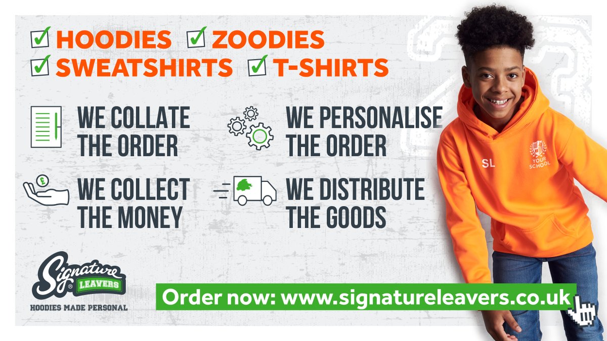 Have you got your 2023 Leavers Hoodies organised? Take away the hassle by contacting Signature Leavers and let us do the hard work. Visit signatureleavers.co.uk to find out more. #Leavers #Leavers2023 #leavershoodies #Personalised #Hoodies #SchoolHoodies