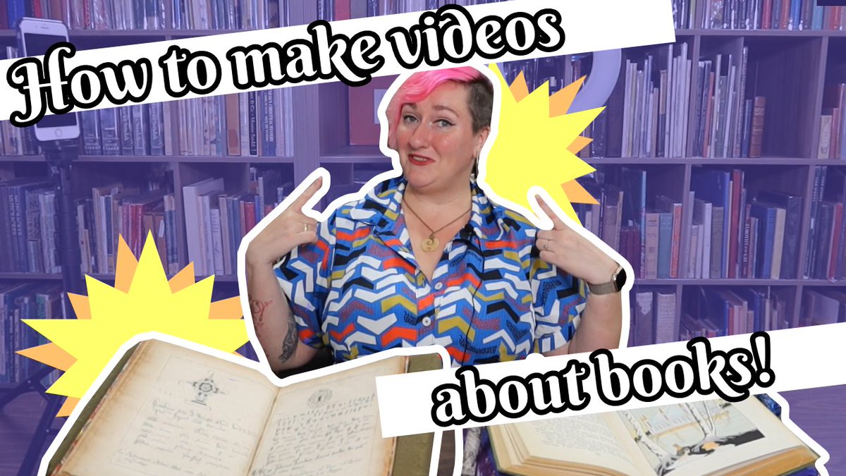 book_historia's tweet image. Get excited: #BiteSizedBookHistory returns TOMORROW with a two-parter on how to make videos about rare books!✨