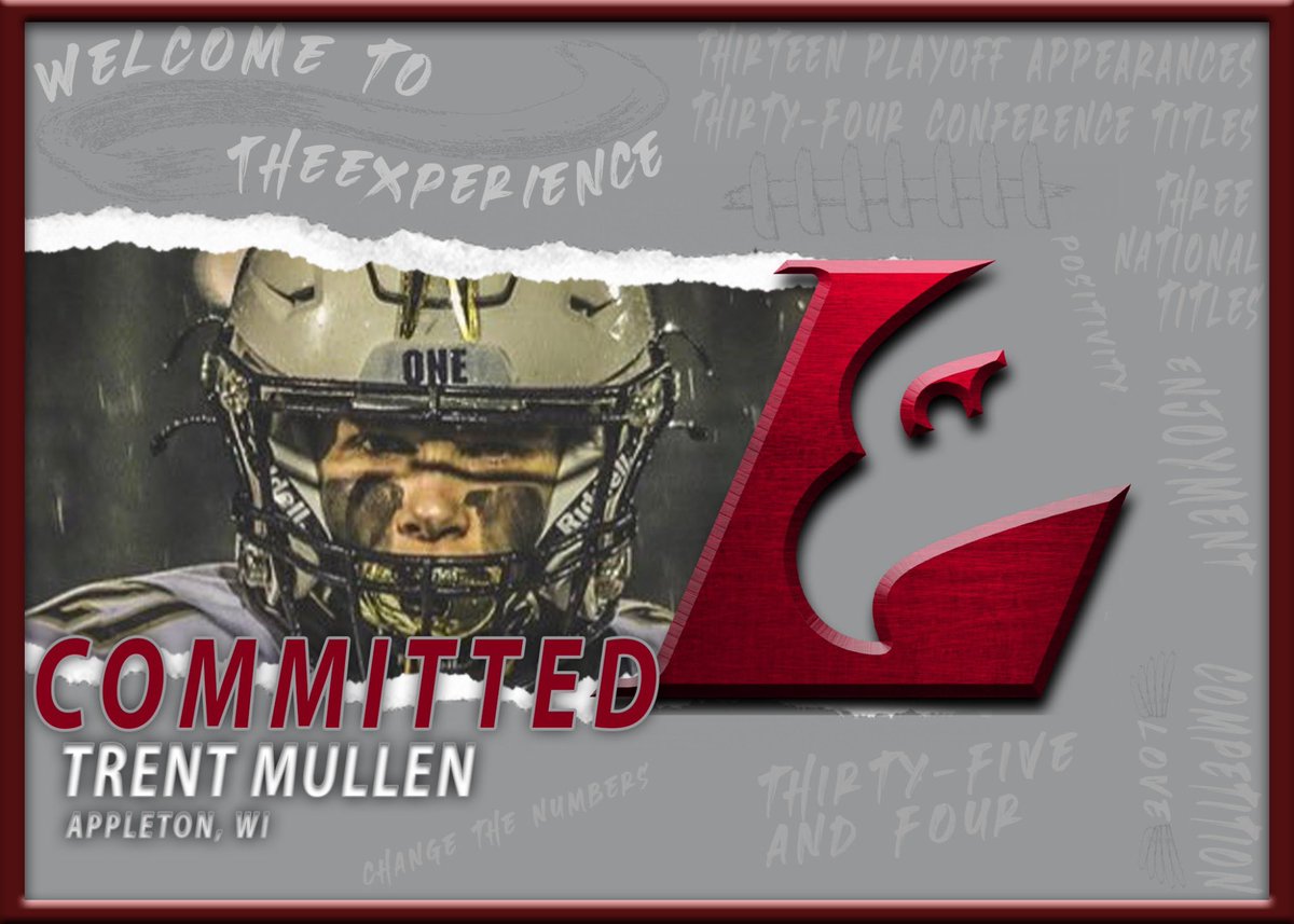 Excited to announce that I will be continuing my academic and football career at UW-La Crosse! Thank you to all my family, friends, and coaches for helping me along this journey! Also thank you to <a href="/UWLCoachJanus/">Matt Janus</a> and <a href="/CoachMZweifel/">Michael Zweifel</a> for their help through this process! Go Eagles!