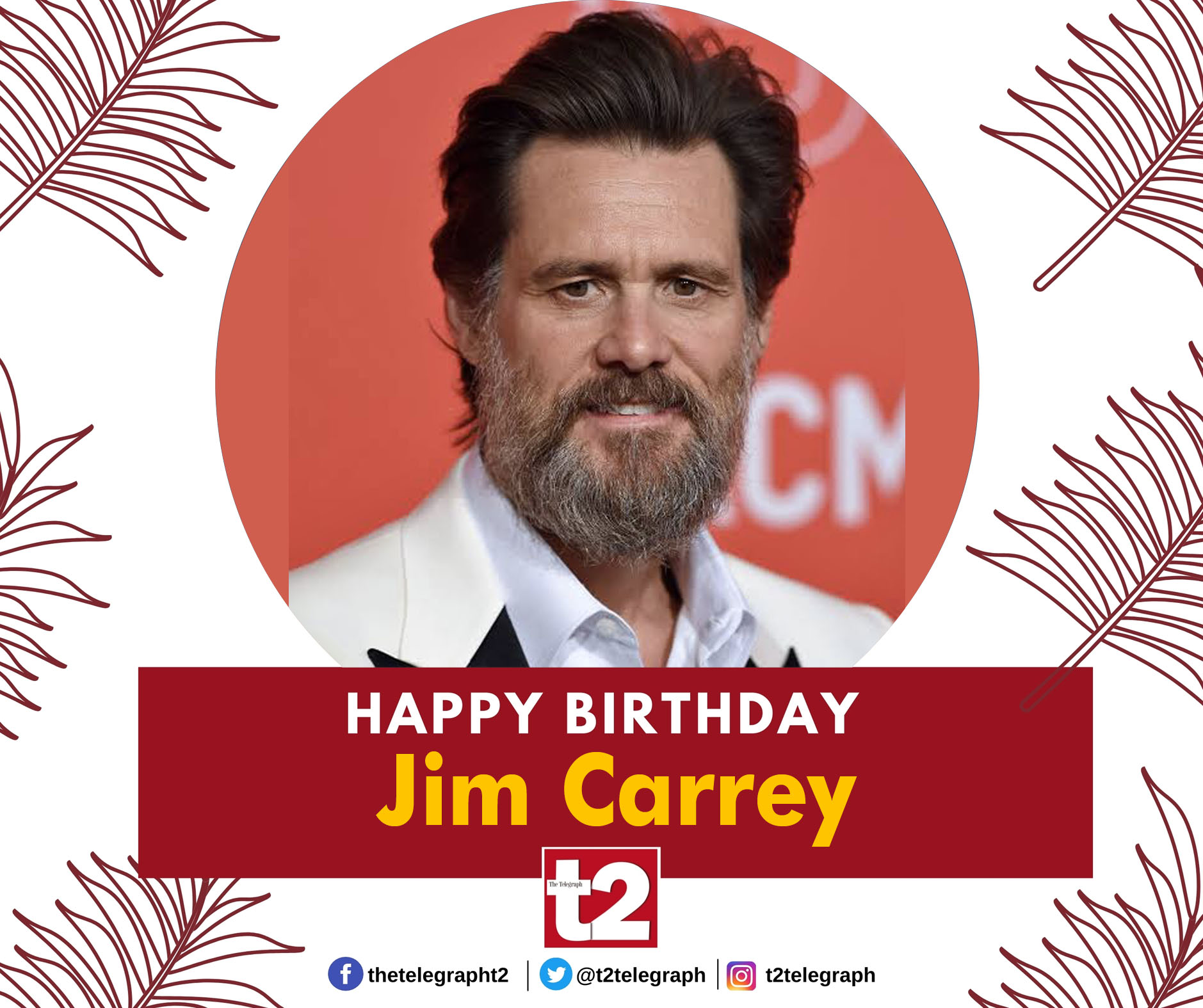 He has the ability to make us laugh with the twitch of an eyebrow. Happy birthday Jim Carrey 