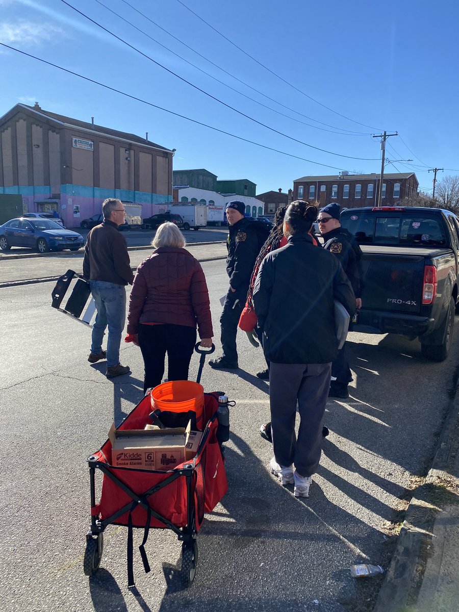 RedCrossPhilly's tweet photo. #RedCross #volunteers are helping make homes safer today in #Norristown and #Frankford #Philadelphia by installing smoke alarms and providing residents with #firesafety education. https://t.co/uL7JPYfecW