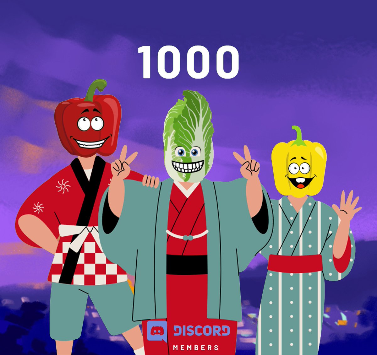 supperveggies's tweet photo. CONGRATULATIONS VEGGIES WE ACHIEVED THE MILESTONE OF 1K+ DISCORD FAMILY MAKE SURE TO CLAIM FREE WHITELIST FROM OUR DISCORD SERVER 

DISCORD: https://t.co/PcyRJtOgJj
#NFTCommunity #NFTGiveaways #NFTs #NFT @solana https://t.co/wH6Aq0UBaD