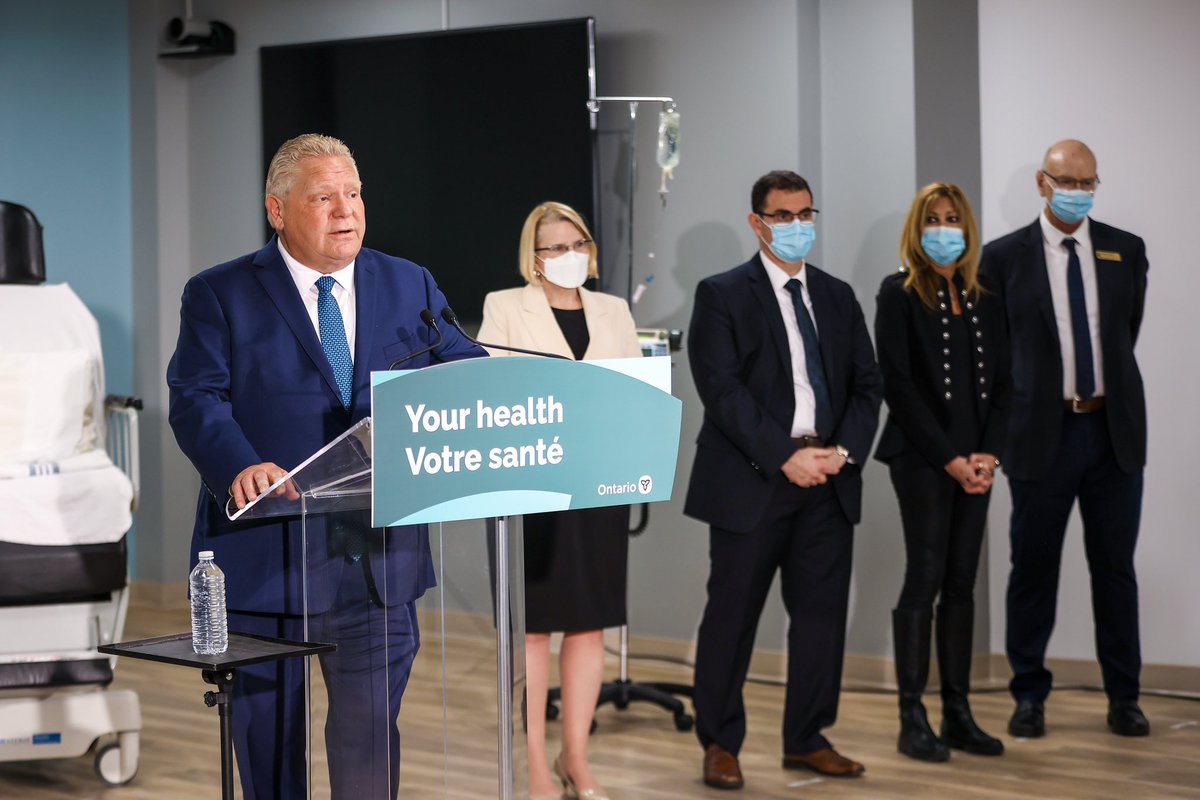 fordnation's tweet image. When it comes to your health, the status quo is no longer okay. 

That’s why we’re shortening wait times by expanding community surgical and diagnostic centres. The days of endless ideological debates are over. You need action, and we’re delivering.
