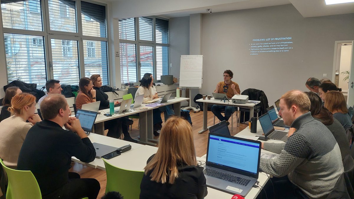 abd_ong's tweet photo. Dos profesionales enviados por @abd_ong imparten hoy y mañana una formación para la Transformación Digital de las Organizaciones Sociales en #Croacia, en el marco del proyecto #EU3Digital 📱 coordinado por @esliderportugal https://t.co/wdzWnyKSus