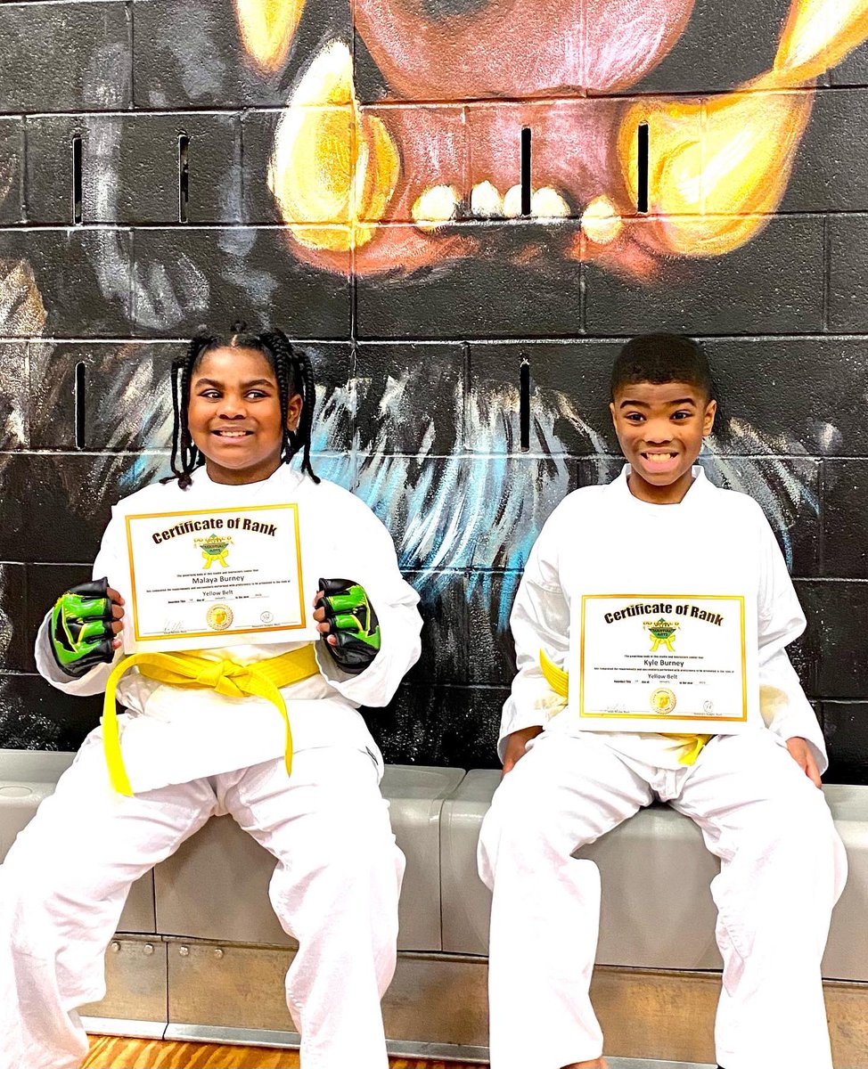 CharlesAllen79's tweet photo. My babies leveled up. 🥷 🥊 🥊 https://t.co/J9jz6qyZW9