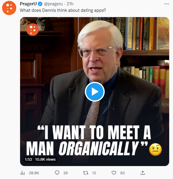 Jason unruhe on twitter dennis prager doesn t like meeting men on