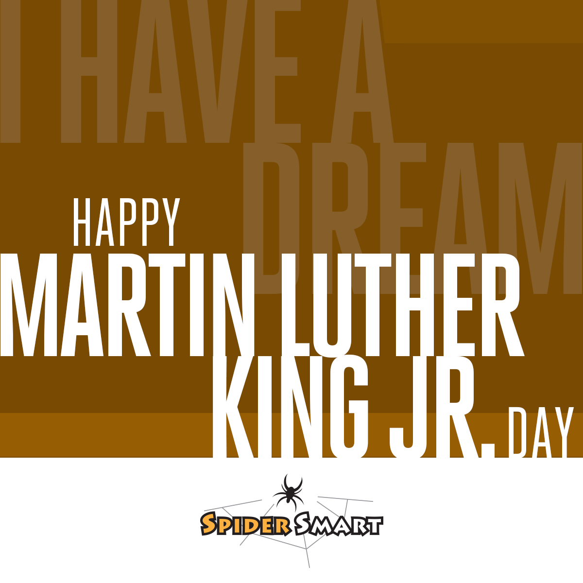 SpiderSmart's tweet photo. Happy MLK Jr. Day from the SpiderSmart Learning Centers team: https://t.co/xrajN7VY93