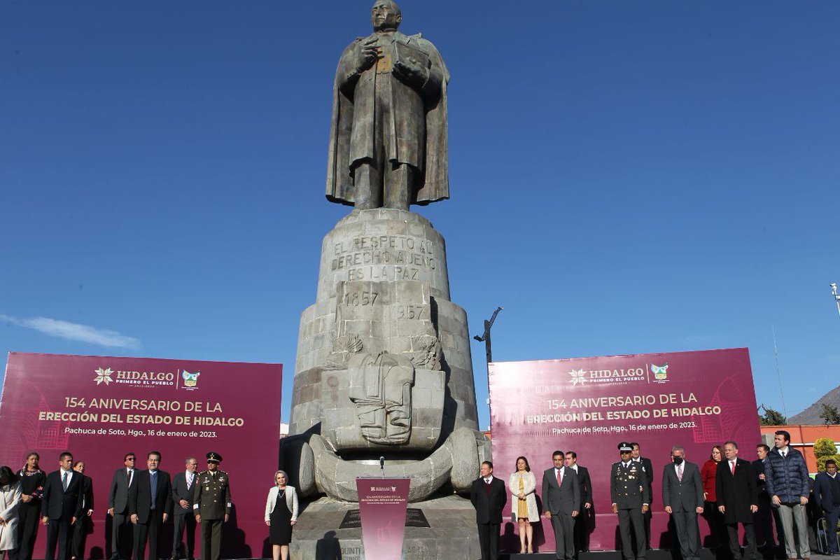 jmvalerapiedras's tweet photo. Estamos conmemorando #154Años de la creación de nuestro estado de #Hidalgo.

¡Celebremos juntos el orgullo de ser hidalguenses! 🎉👏 https://t.co/0za6wZQQN9