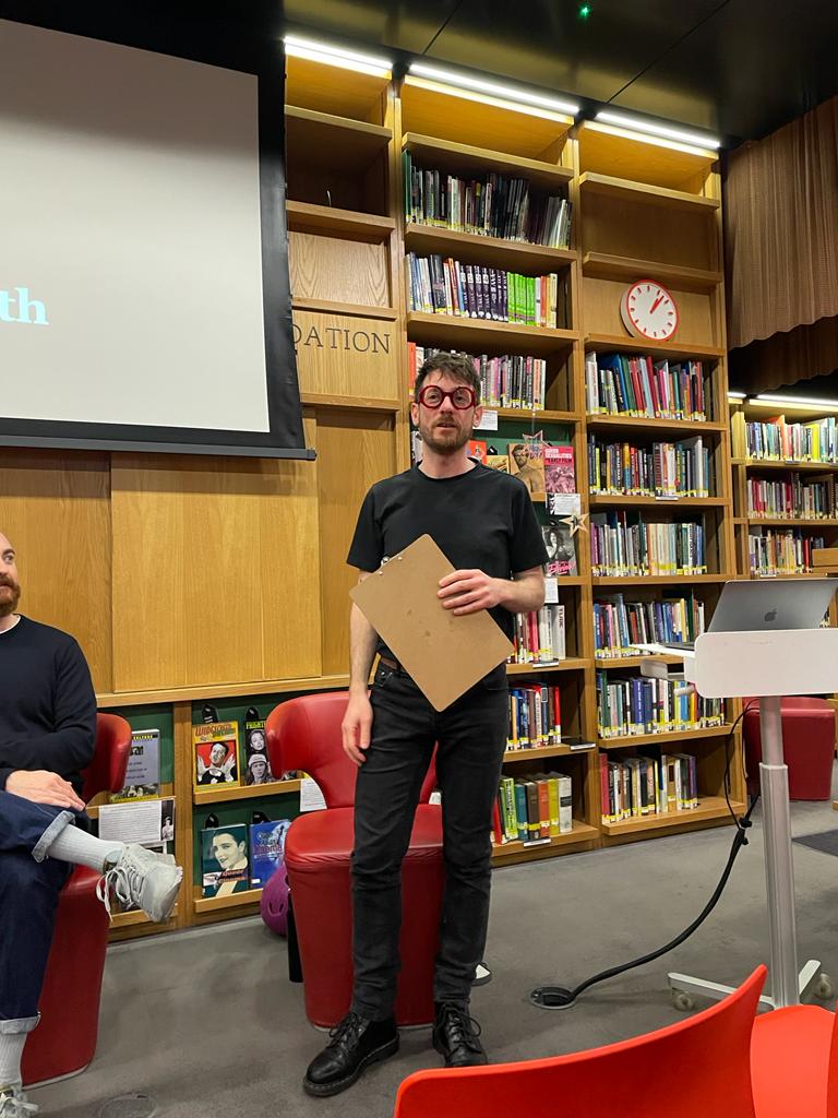 AdamZmith's tweet photo. You can still hire me to speak about LGBTQ+ history next month! DM me 😜✨

Just me OR with @TashWalker85 + @ShivaniDave talking about the unique archives from #TheLogBooks podcast https://t.co/vg8ljRrpSd
