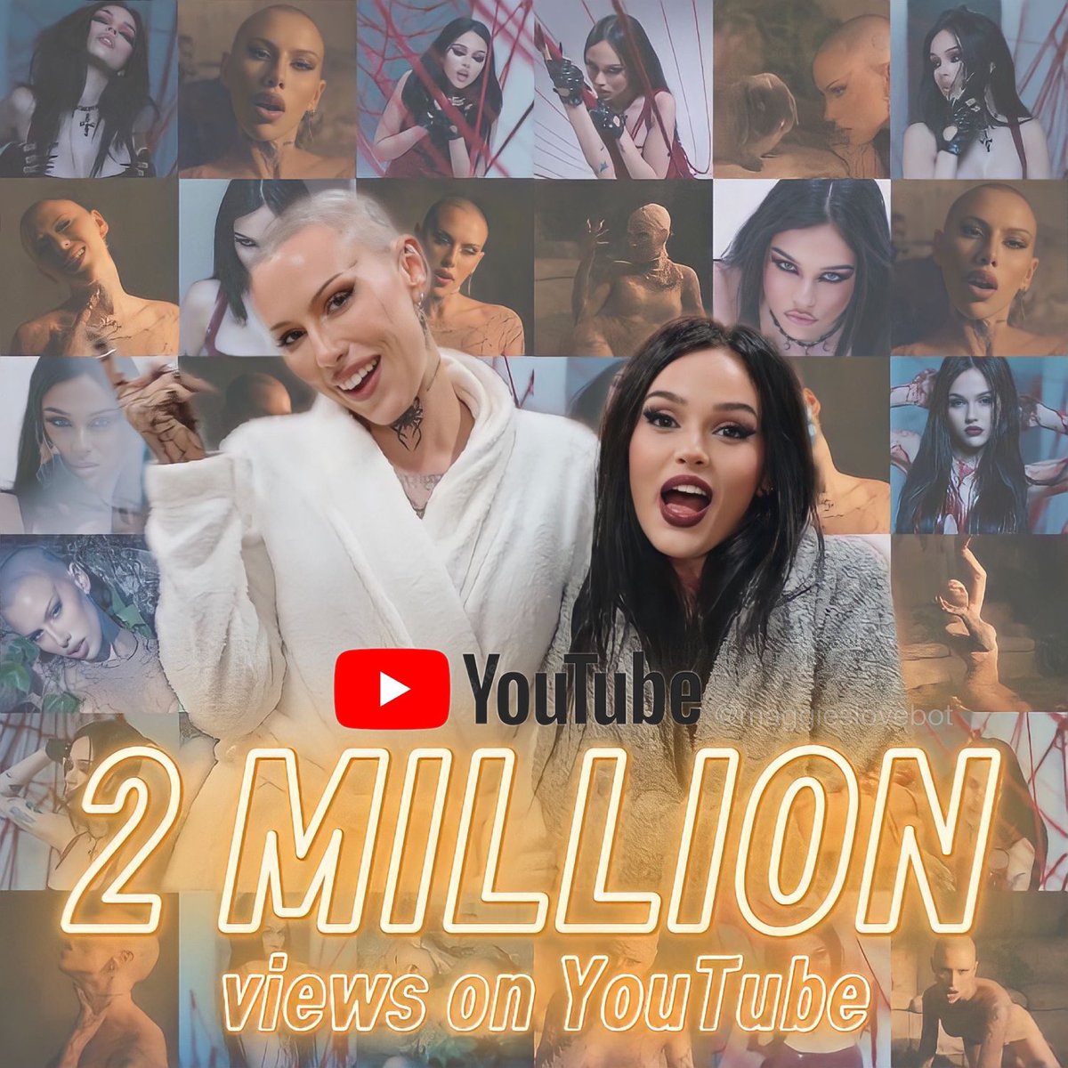 maggieslovebot's tweet photo. 2M+ views on YouTube🔥🔥🔥

#breakme #maggielindemann #siiickbrain @MaggieLindemann @siiickbrain @swixxzaudio https://t.co/YMvxtgazR2