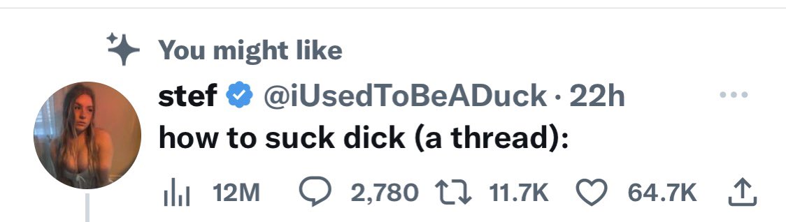 I do not approve of this new “you might like” feature