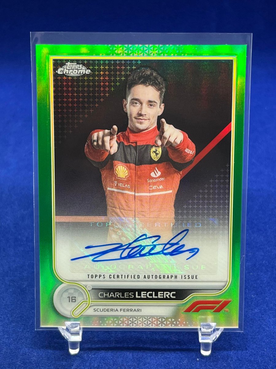 Bought 5 boxes of 2022 F1 chrome last week. Think I have used all of my luck.