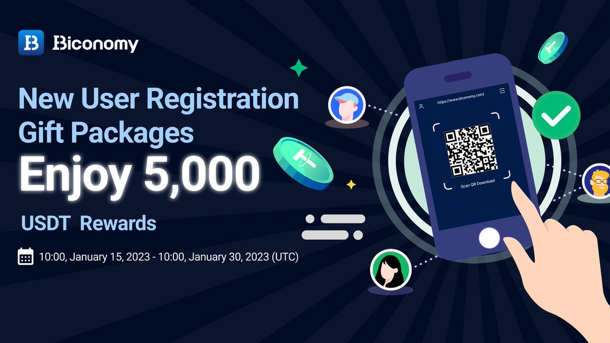 BiconomyCom's tweet image. 🚀New User Registration Gift Packages - Enjoy 5,000 $USDT Rewards🚀

Refer friends to join #Biconomy and both the inviter &amp;amp; invitee can each get a #USDT gift package (worth $1-20 at random)🔥

Full Details👉 biconomy.zendesk.com/hc/en-us/artic…

#BiconomyExchange #BIT #Crypto #btc #Airdrop