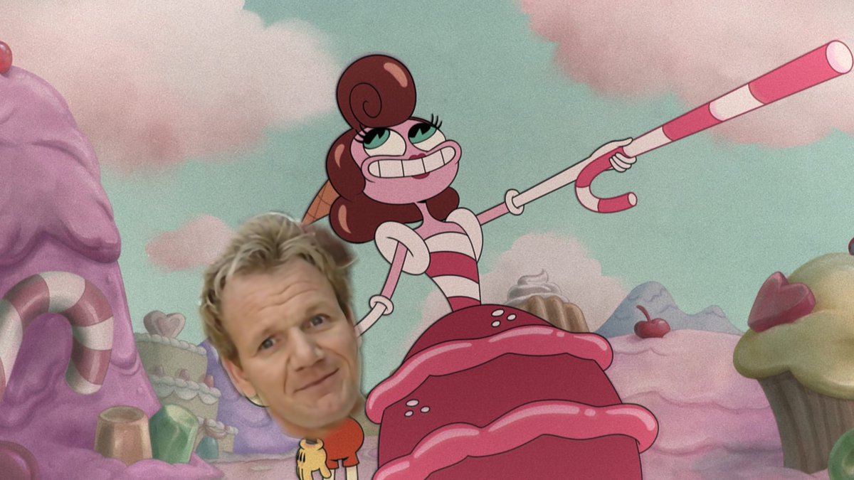 Baroness convinces gordon Ramsay to eat her delicious sweets https://t.co/A5PlxQYOQg