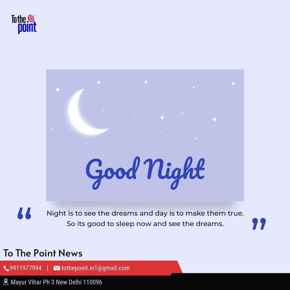 News2ThePoint's tweet photo. Greetings from To The Point News
#goodnightzzzz ,#goodnightandgoodluck #goodnightcoffee #goodnıght #goodnightz #goodnightpost #goodnightbeautiful ,#goodnightworld #goodnightzzz https://t.co/Ve6JShHY0O