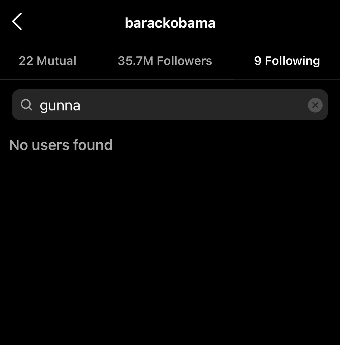 cornski's tweet photo. Barack Obama has unfollowed Gunna on instagram💔💔 https://t.co/DBrSSZv33e