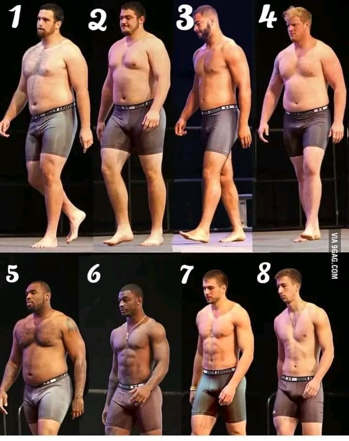 Luishrnandez's tweet image. Epa mujeres cual número les gusta¿?

Yo ahorita soy el 3 pero con más barriga y un poco más claro. 👍