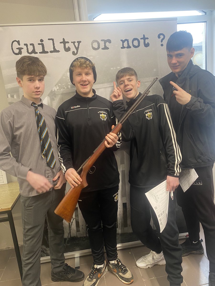 rococork's tweet photo. The Transition Year students all took part in #ForensicFun today! Great fun was had by everybody https://t.co/FgCoOsuHtB