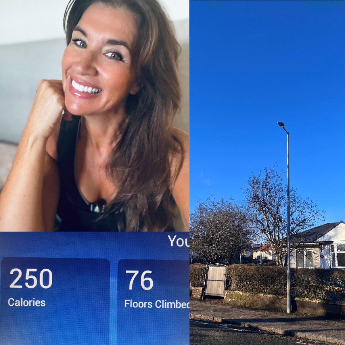 IonaMcKay's tweet image. Apparently it’s blue Monday. Who makes this stuff up??? The sun is shining in Glasgow, I climbed 76 flights on the stair climber at lunchtime and work is as organised as it can be. The only blue thing I can see is the pretty sky ☀️☀️ #BlueMonday #justanotherday #sunshine ☀️💙💙☀️