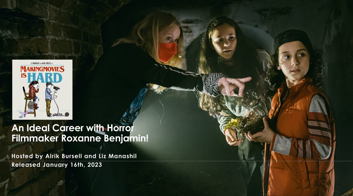 Making Movies Is Hard!!! (@mmihpodcast) on Twitter photo .<a href="/alrikb/">Alrik Bursell</a> and I (@LizManashil) agree - <a href="/rox_anne_b/">Roxanne Benjamin</a>'s career is ideal. Check out our interview to hear more about how it all came together!
podcasts.apple.com/us/podcast/mak… .<a href="/alrikb/">Alrik Bursell</a> and I (@LizManashil) agree - <a href="/rox_anne_b/">Roxanne Benjamin</a>'s career is ideal. Check out our interview to hear more about how it all came together!
podcasts.apple.com/us/podcast/mak…