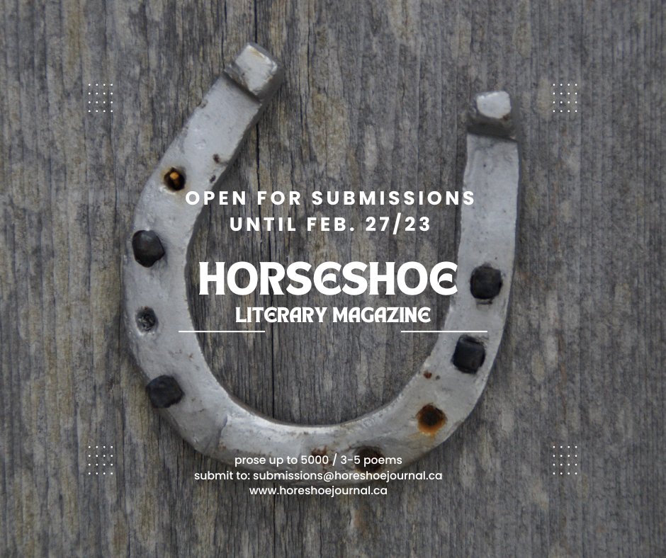 Horseshoe Literary Magazine (@horseshoemag) on Twitter photo 
