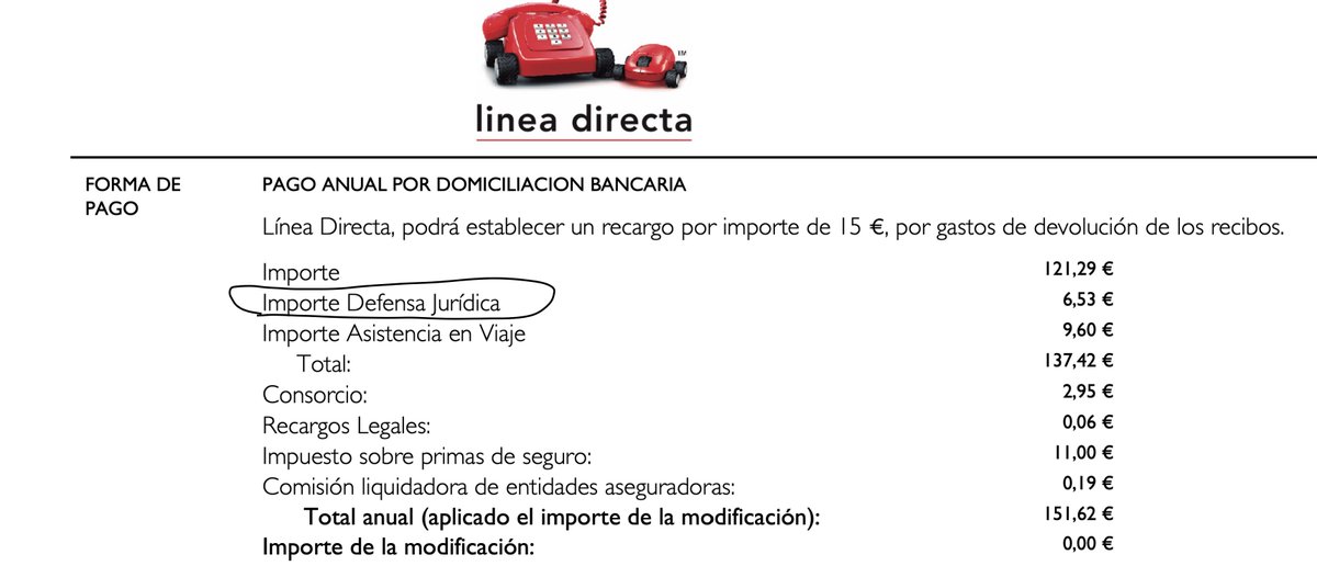 Señores de <a href="/LineaDirecta_es/">Línea Directa</a> ¿cómo sus asistentes telefónicos no entienden que tengo cubierto asistencia jurídica en mi seguro? ¿No saben leer o no entienden el idioma? Solicito que me lo aclaren, como cliente. Gracias.