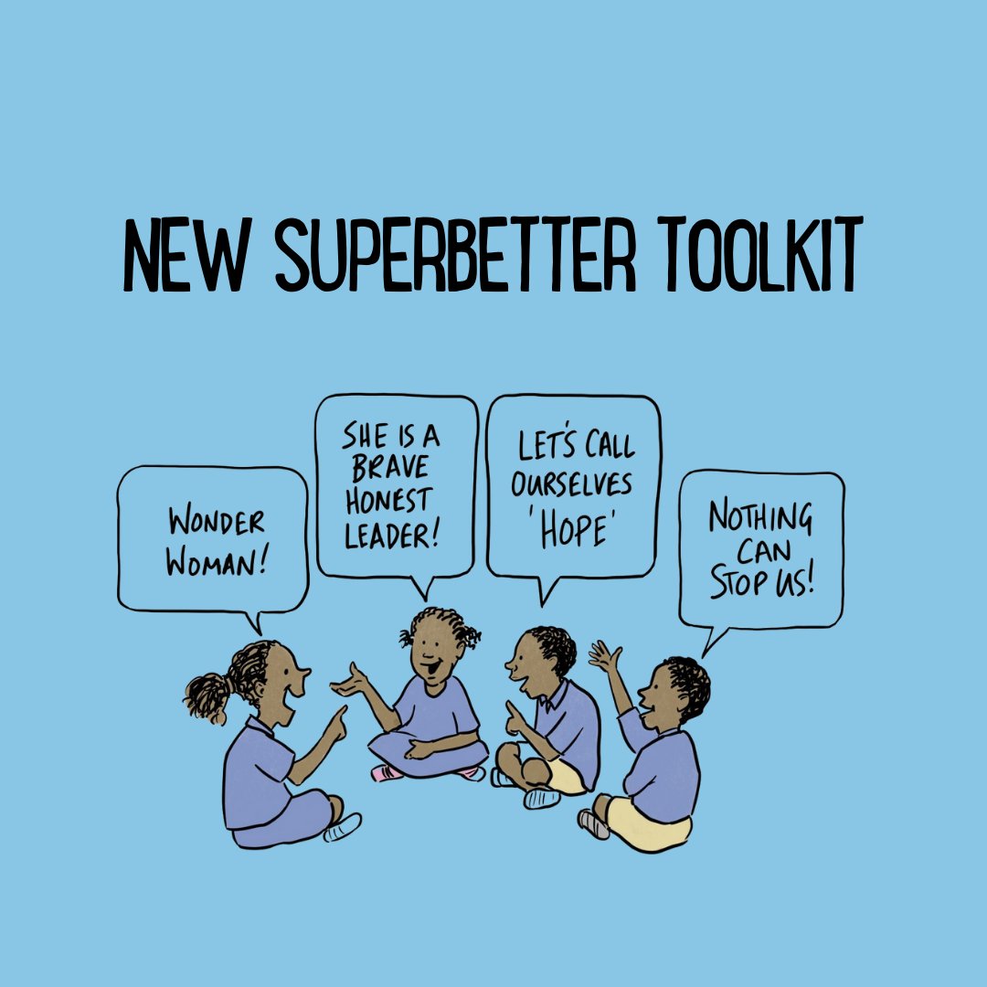 The idea of our new Superbetter toolkit is to build up children's social and emotional vocabulary and skills, provide tools that promote well-being, and help them solve real-life health challenges 👇

Check it out! bit.ly/3QbqMEu