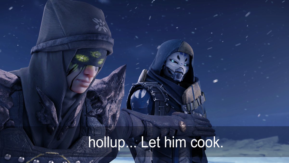 EntityPsd's tweet photo. "Let Him Cook 🍳"
I had this idea pop randomly into my head randomly lol
#destiny2 #destiny2art @DirtyEffinHippy https://t.co/qkVeUW7m61