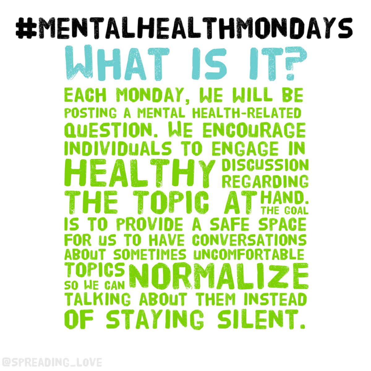 Spreading_L0ve's tweet photo. We are bringing back Mental Health Mondays! Stay tuned for the first topic of discussion that will be posted across all of our social media platforms later today 👐🏼❤️ https://t.co/cvS32wxjVA