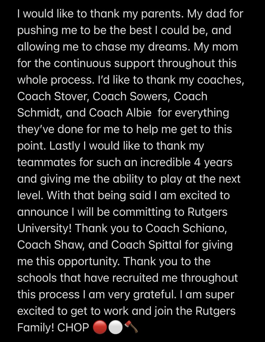 CHOP🔴⚪️🪓!! <a href="/GregSchiano/">Greg Schiano</a> <a href="/CoachShaw__/">Damiere Shaw</a> <a href="/coachspitRU/">Dan Spittal</a> <a href="/RFootball/">Rutgers Football 🪓</a> <a href="/Rutgers/">Rutgers Football</a> <a href="/RUAthletics/">Rutgers Scarlet Knights</a> <a href="/HEADSAINT/">Al Crosby</a> <a href="/UpperDublinFB/">Upper Dublin Football</a> <a href="/BretStover/">Bret Stover</a> <a href="/SOLsports/">SOLsports</a> <a href="/PaFootballNews/">Pennsylvania Football News</a> <a href="/EPAFootball/">EasternPAFootball</a>