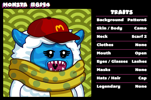 🚨 Giveaway Alert 🚨

I'm giving away this NFT from <a href="/MonstaPartyNFTs/">Monsta Party NFTs 🎉</a> 

To Enter:
✅Like + RT this post
✅Follow @Crypt0MJ &amp; <a href="/MonstaPartyNFTs/">Monsta Party NFTs 🎉</a> 
✅Tag 3 Friends you think should know about Monsta Party!
✅ Post proof in the comments (screenshot)

#giveaway #airdrop #crypto #bsc #BNB