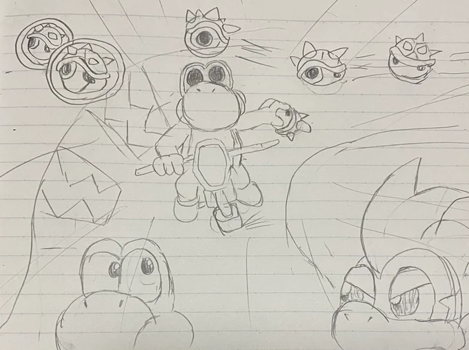 マリオカートのネタ絵ってつくづく難しいと思うんですが 