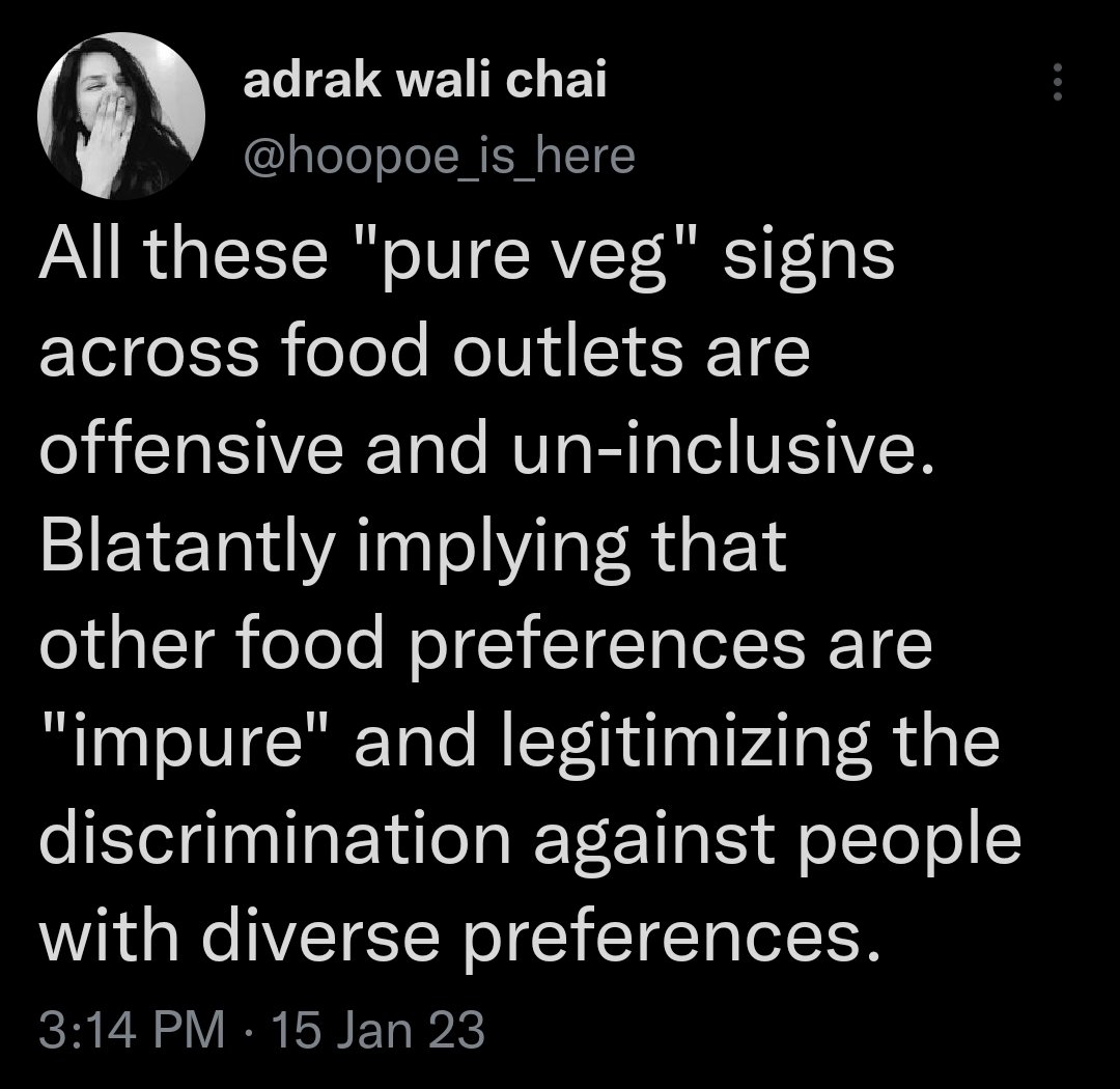 Saran Shanmugam On Twitter Pure Veg Tag In A Restaurant Has Nothing saran-shanmugam-on-twitter-pure-veg-tag-in-a-restaurant-has-nothing