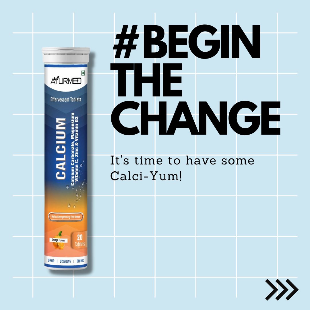 Ayurmedindia's tweet photo. Its time to switch to a stronger
tomorrow.
Bring up your calcium game with Ayurmed Calcium
Boosters.
#ayurmed #sidhbali #effervescence #easydigest
#deliveringhappiness #beginthechange #calciumforlife
#calciumtiens #hightcalcium #calciumpowder
#calciummilkplus https://t.co/kQsVntyWUT