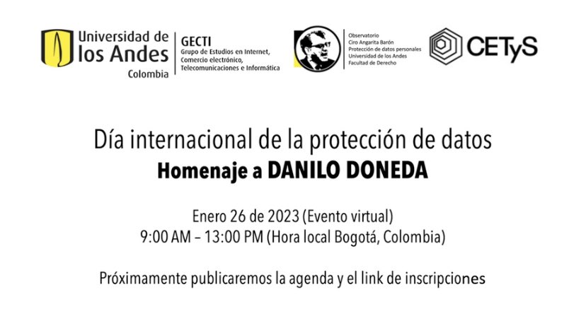 Datopersonal's tweet image. Día internacional de la protección de datos: homenaje a DANILO DONEDA 🇧🇷 (26 de enero de 2023)👇