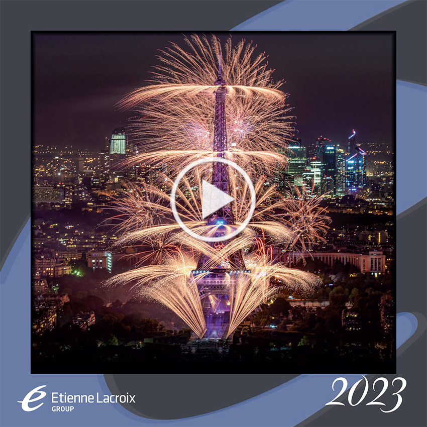 #MeilleursVoeux : toute l’équipe de <a href="/elacroixgroup/">@Etienne-Lacroix_Group</a>  vous souhaite une bonne année 2023 !

#Best Wishes : the entire <a href="/elacroixgroup/">@Etienne-Lacroix_Group</a>  team wishes you a happy new year 2023!

youtube.com/watch?v=f6PMKb…