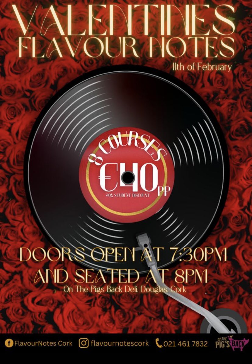 After a sold out 80’s night we’re proud to be launching our next event #ValentinesDay2023