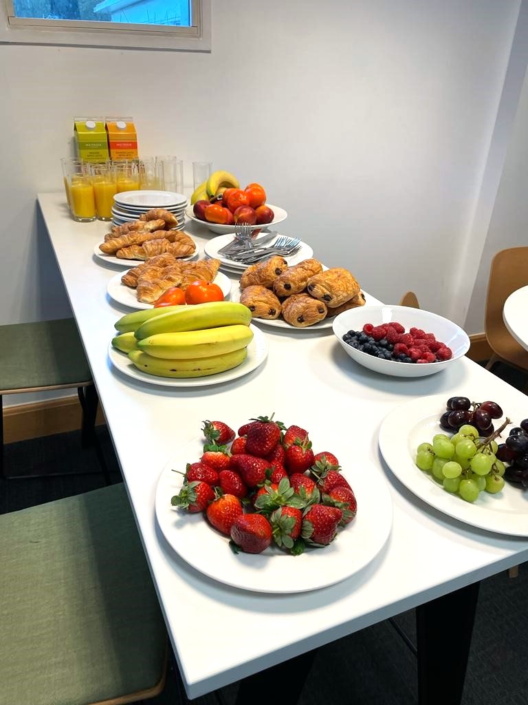 irwinandcolton's tweet photo. It’s Blue Monday, the so-called most depressing day of the year, so we treated the team to breakfast to help combat the blues. 🥐

How do you plan on brightening your day? 

#beatbluemonday #BlueMonday https://t.co/hZh4MMnaOy
