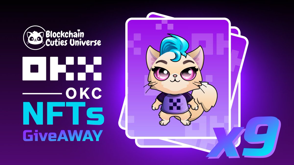 BlockchainCutie's tweet photo. 📢Join the #BlockchainCuties x @OKCNetwork
Giveaway 🥳Don't miss your chance and win 1 of 9 exclusive #OKT #NFTs! 🤑

🎁🎁➡️Join now: https://t.co/iCC9PSZzAf https://t.co/m6izzukIhk