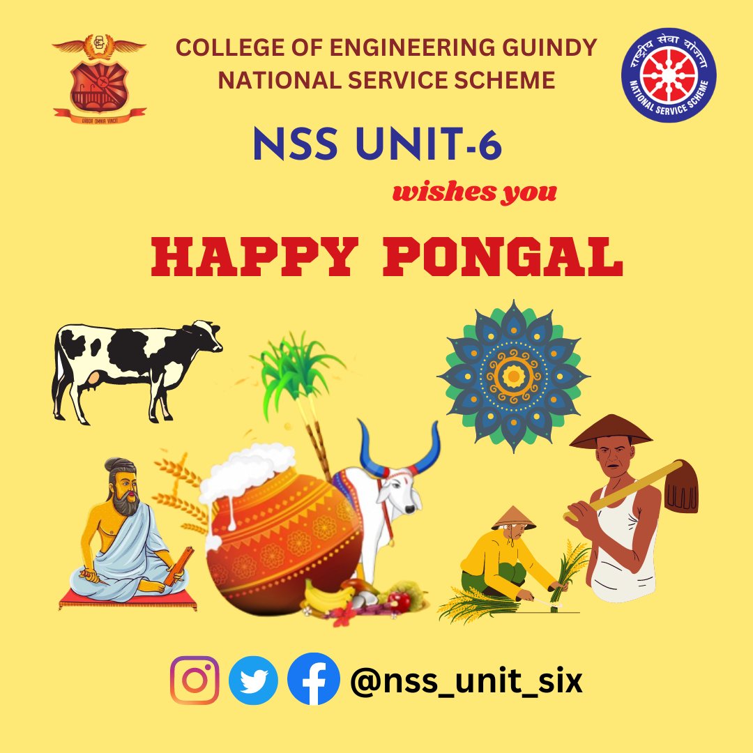 nss_unit_six's tweet photo. NSS UNIT - 6 of CEG wishes you 
"HAPPY PONGAL"
#nss #nssvolunteers #CEG #nssunitsix https://t.co/9EMj50cHuJ